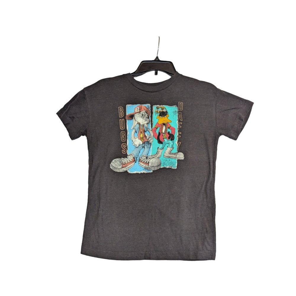 Looney Tunes Bugs & Daffy Kids T-Shirt Charcoal Grey S